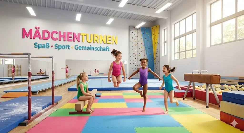 Mädchenturnen am Talentstützpunkt
